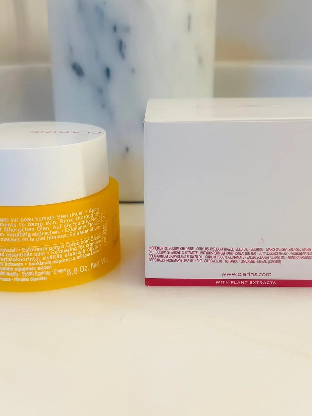 Clarins Tonic Body Polisher — Body Scrub 8.8oz. Sealed